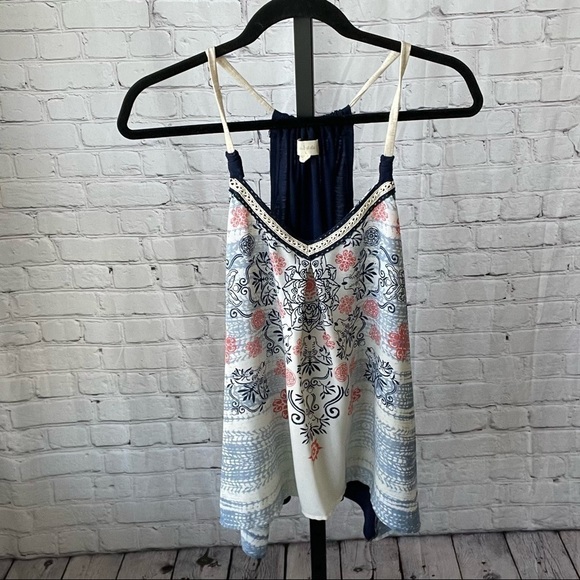 Altar'd State Printed Front Tank Top Size Large - Picture 1 of 4